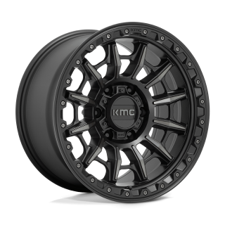 KMC CARNAGE alloy wheel Satin Black With Gray Tint 9.0x17 ET0 6x139.7
