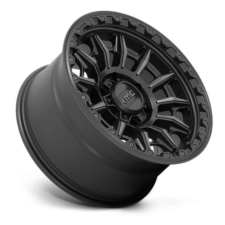 KMC CARNAGE alloy wheel Satin Black With Gray Tint 9.0x17 ET0 6x139.7 - view 3