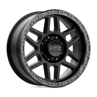 KMC MESA alloy wheel Satin Black With Gloss Black Lip 9.0x20 ET18 8x170