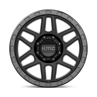 KMC MESA alloy wheel Satin Black With Gloss Black Lip 9.0x20 ET18 8x170 - view 2