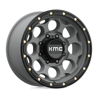 KMC DIRTY HARRY alloy wheel Satin Gray With Black Lip 8.5x17 ET0 8x170