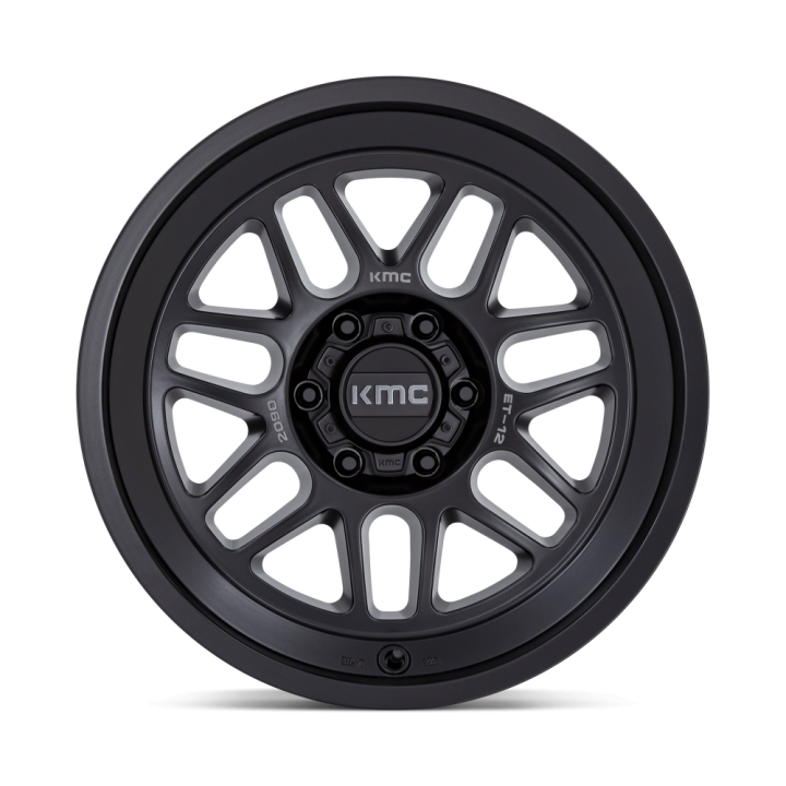 KMC TERRA alloy wheel Satin Black 9.0x20 ET0 6x135 - view 2