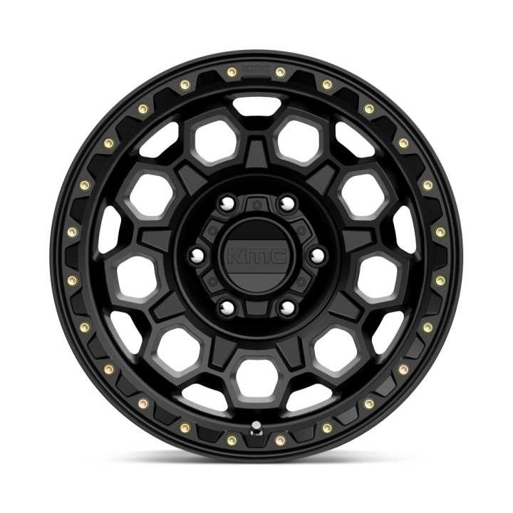 KMC TREK alloy wheel Satin Black 9.0x17 ET0 6x135 - view 3