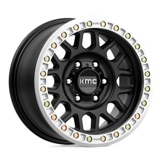 KMC GRENADE DESERT BEADLOCK alloy wheel Satin Black 8.5x17 ET0 6x135
