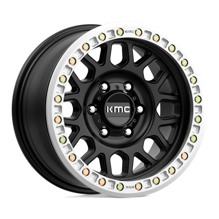 KMC GRENADE DESERT BEADLOCK alloy wheel Satin Black 8.5x17 ET0 6x135
