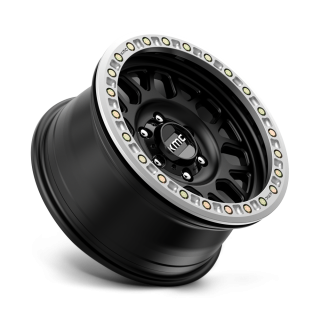 KMC GRENADE DESERT BEADLOCK alloy wheel Satin Black 8.5x17 ET0 6x135 - view 2