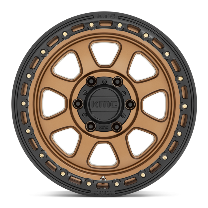 KMC CHASE alloy wheel Matte Bronze With Black Lip 9.0x20 ET0 6x135 - view 2