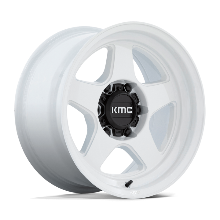 KMC LOBO alloy wheel Gloss White 8.5x17 ET-10 6x135