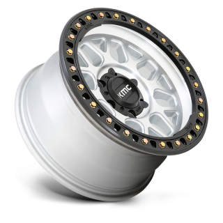 KMC GRS alloy wheel Machined With Satin Black Lip 9.0x17 ET18 6x135 - view 2