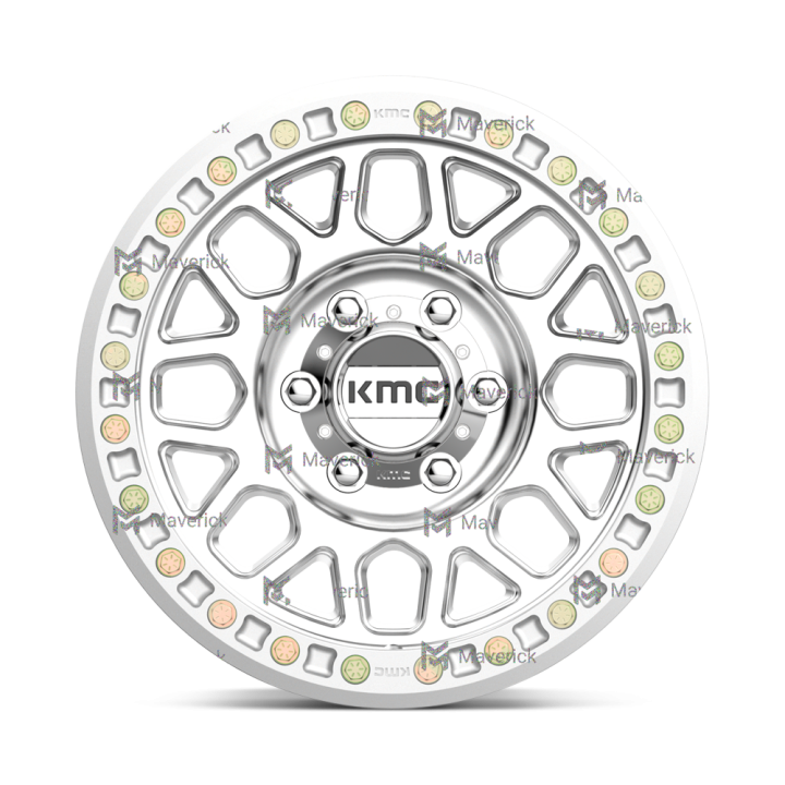 KMC GRENADE DESERT BEADLOCK alloy wheel Machined 8.5x17 ET0 6x135 - view 3