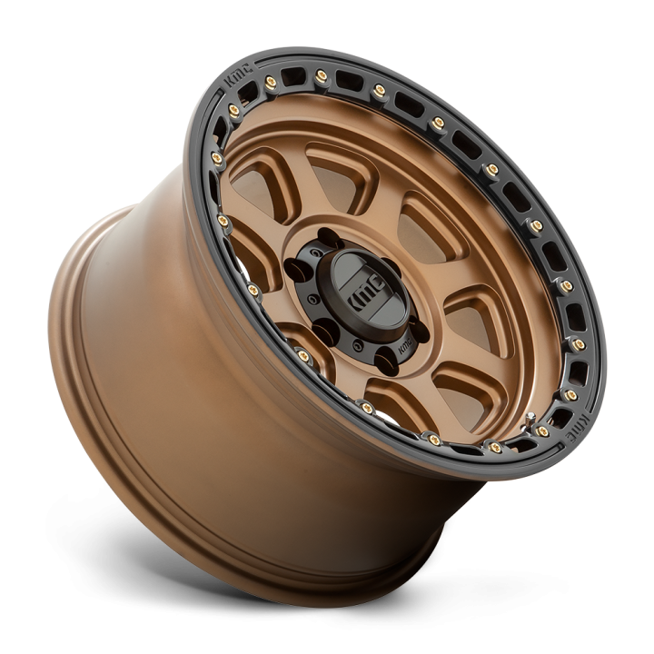 KMC CHASE alloy wheel Matte Bronze With Black Lip 9.0x20 ET0 6x135 - view 3