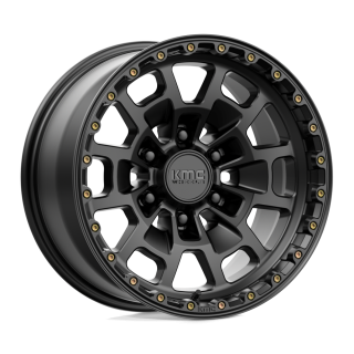 KMC SUMMIT alloy wheel Satin Black 8.5x17 ET0 6x135