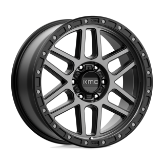KMC MESA alloy wheel Satin Black With Gray Tint 9.0x20 ET18 6x135