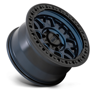 KMC GRS alloy wheel Midnight Blue With Gloss Black Lip 8.5x17 ET0 8x165.1 - view 2