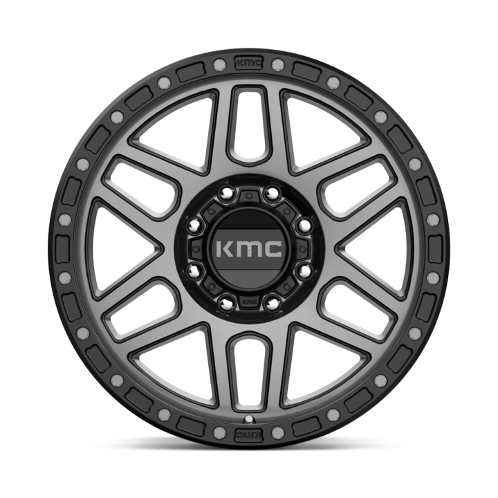 KMC MESA alloy wheel Satin Black With Gray Tint 9.0x17 ET18 8x165.1 - view 2