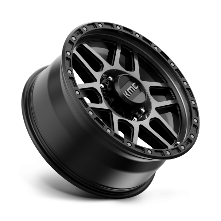 KMC MESA alloy wheel Satin Black With Gray Tint 9.0x17 ET18 8x165.1 - view 3