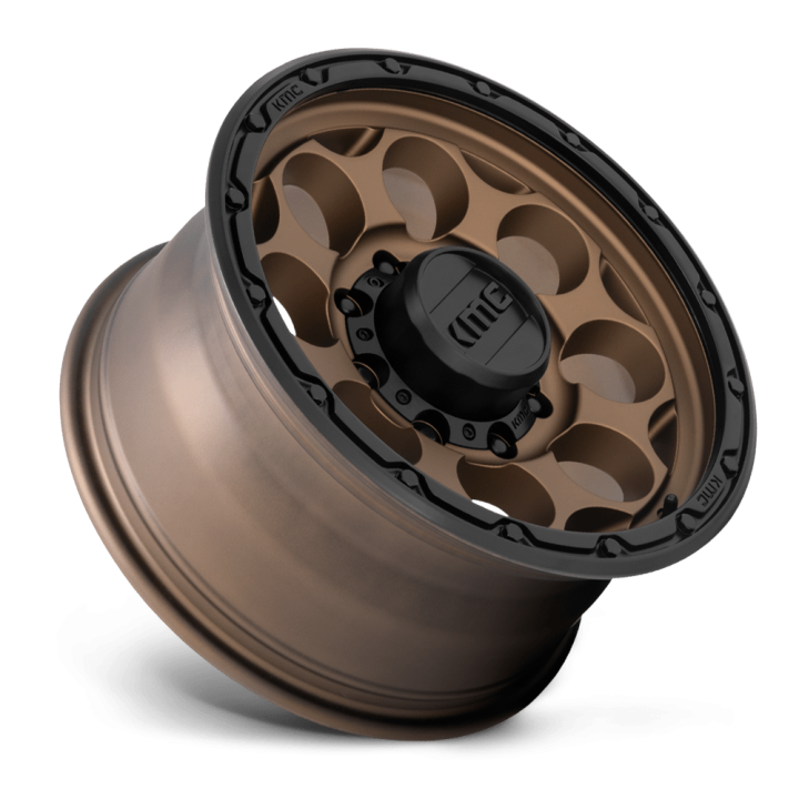 KMC DIRTY HARRY alloy wheel Matte Bronze With Black Lip 8.5x17 ET0 8x165.1 - view 2