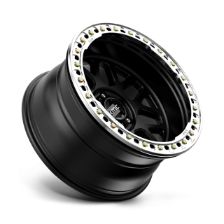 KMC GRENADE CRAWL BEADLOCK alloy wheel Satin Black 10.0x20 ET-48 6x139.7 - view 2