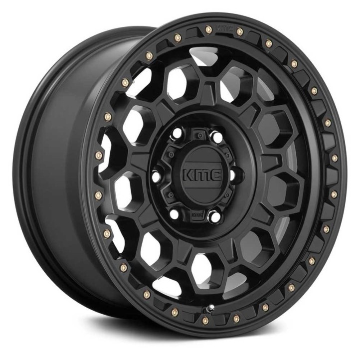 KMC TREK alloy wheel Satin Black 8.0x17 ET35 6x139.7