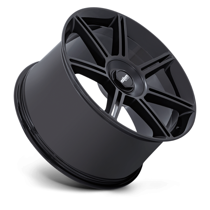 Rotiform FRA alloy wheel Gloss Black With Matte Black Spokes 10.0x22 ET56 5x130 - view 2