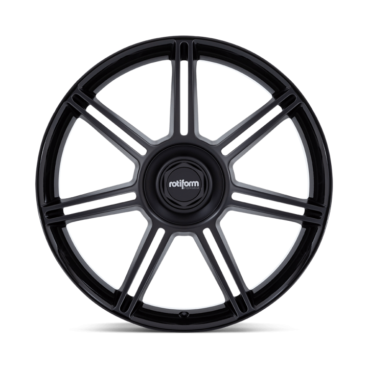 Rotiform FRA alloy wheel Gloss Black With Matte Black Spokes 10.0x22 ET56 5x130 - view 3
