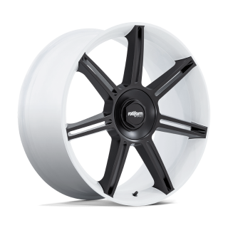 Rotiform FRA alloy wheel Gloss White With Matte Black Spokes 10.0x22 ET56 5x130