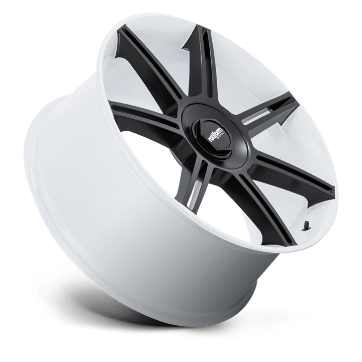 Rotiform FRA alloy wheel Gloss White With Matte Black Spokes 10.0x22 ET56 5x130 - view 3
