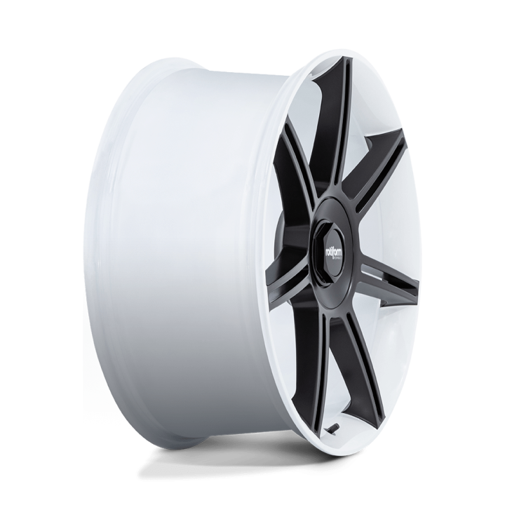 Rotiform FRA alloy wheel Gloss White With Matte Black Spokes 10.0x22 ET56 5x130 - view 4