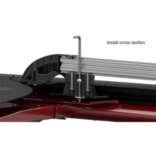 Relingi dachowe srebrne TeraFlex for the Wrangler JK 2 Drzwi