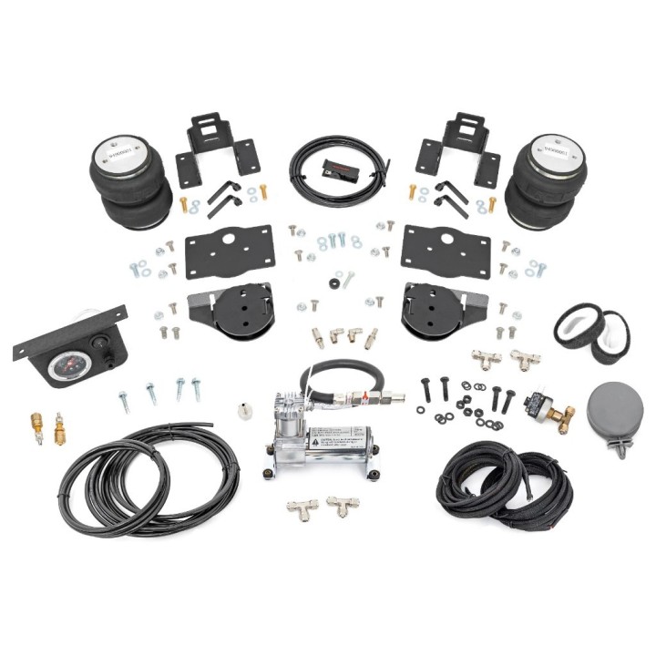 Rear air-assist levelling kit with compressor Rough Country Lift 6"