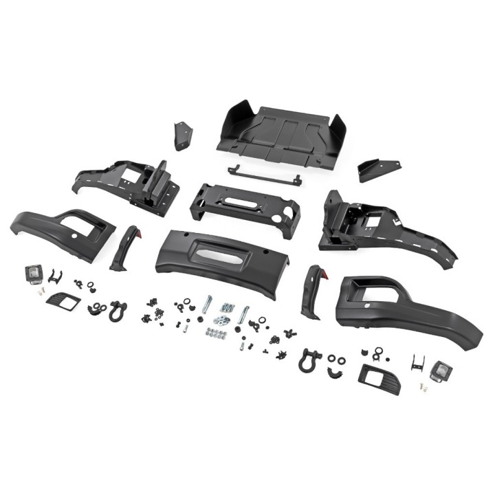 Front bumper with plate for a winch FXS Rough Country - view 8
