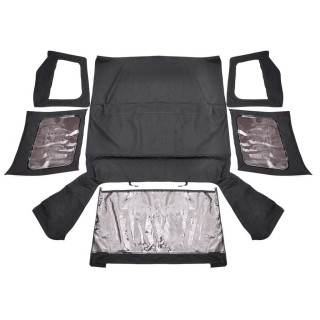 Soft top Black Denim for the Wrangler YJ | Szekla4x4