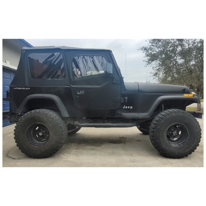 Soft top Black Denim for the Wrangler YJ | Szekla4x4