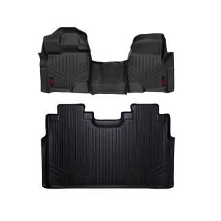 Front and rear front floor mats floor bench seat version Rough Country