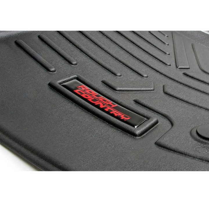 Front and rear front floor mats floor bench seat version