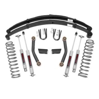 Suspension kit Rough Country lift 3" for the Cherokee XJ