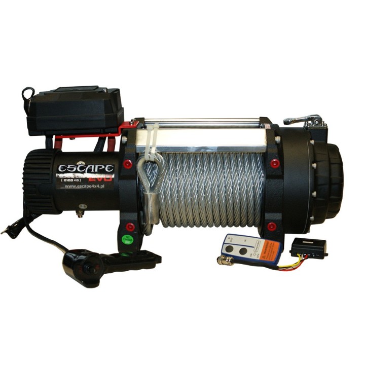 Electric Winch 18000 ESCAPE EVO 12V IP68 - Waterproof
