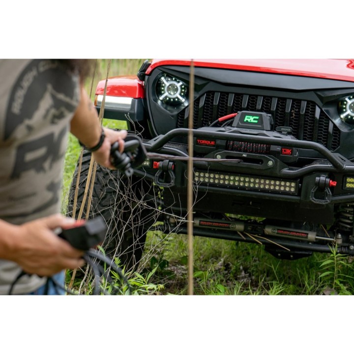 Winch with synthetic rope 13000 lbs Rough Country - view 3