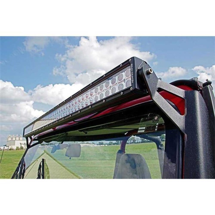 Mount prostej LED light bars 50" to the A-pillar | Szekla4x4