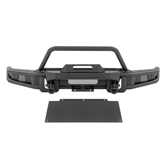 Front bumper with plate for a winch Rough Country