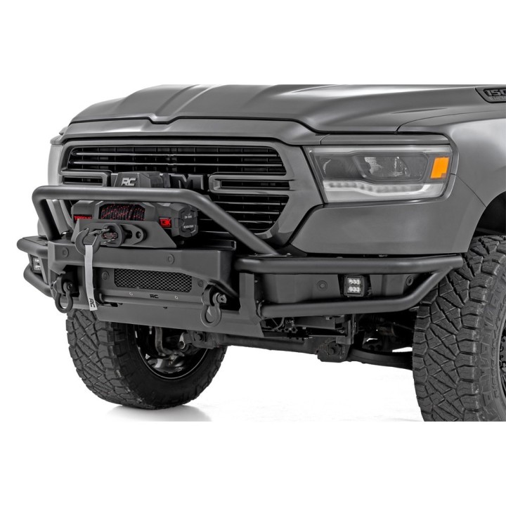 Front bumper with plate for a winch Rough Country - view 2