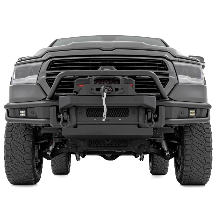 Front bumper with plate for a winch Rough Country - view 3
