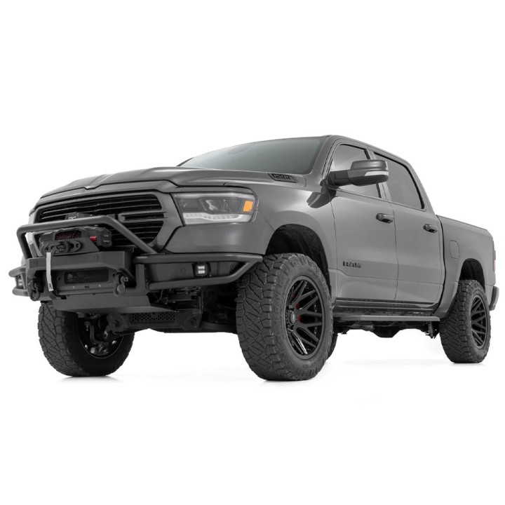 Front bumper with plate for a winch Rough Country - view 4