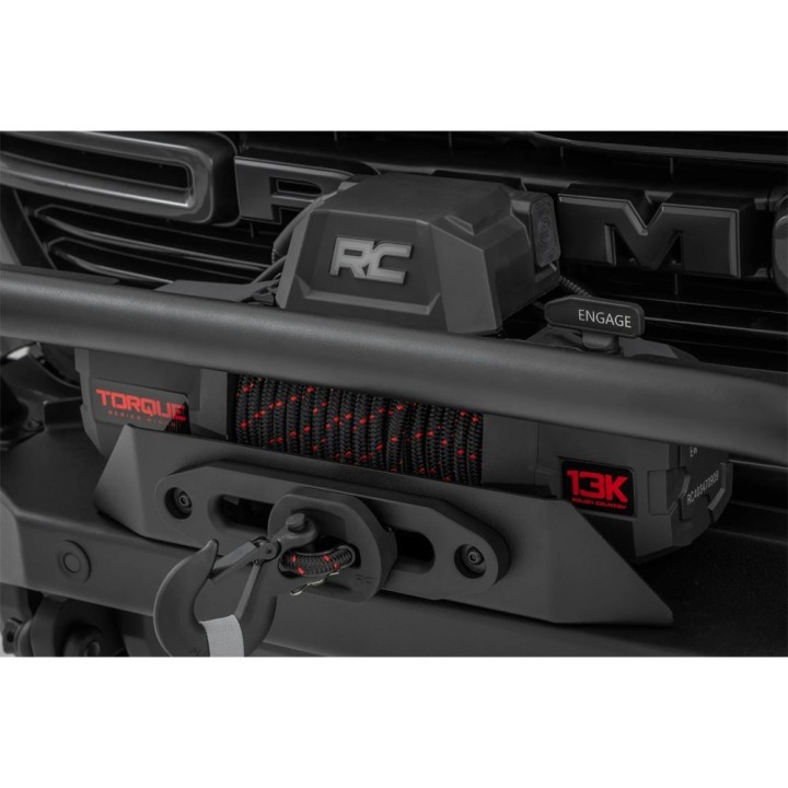 Front bumper with plate for a winch Rough Country - view 5