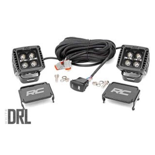 LED lights 2" square white DRL spot – Szekla4x4, Warsaw