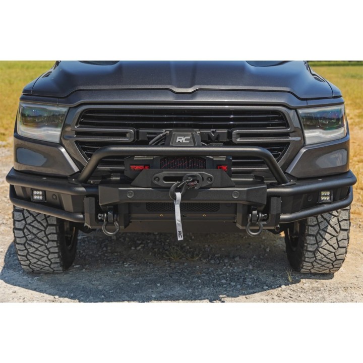 Front bumper with plate for a winch Rough Country - view 8