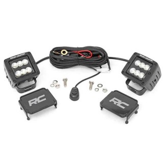 LED lights 2" square spot Rough Country | Szekla4x4