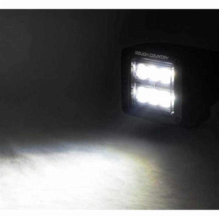 LED lights 2" square spot Rough Country | Szekla4x4
