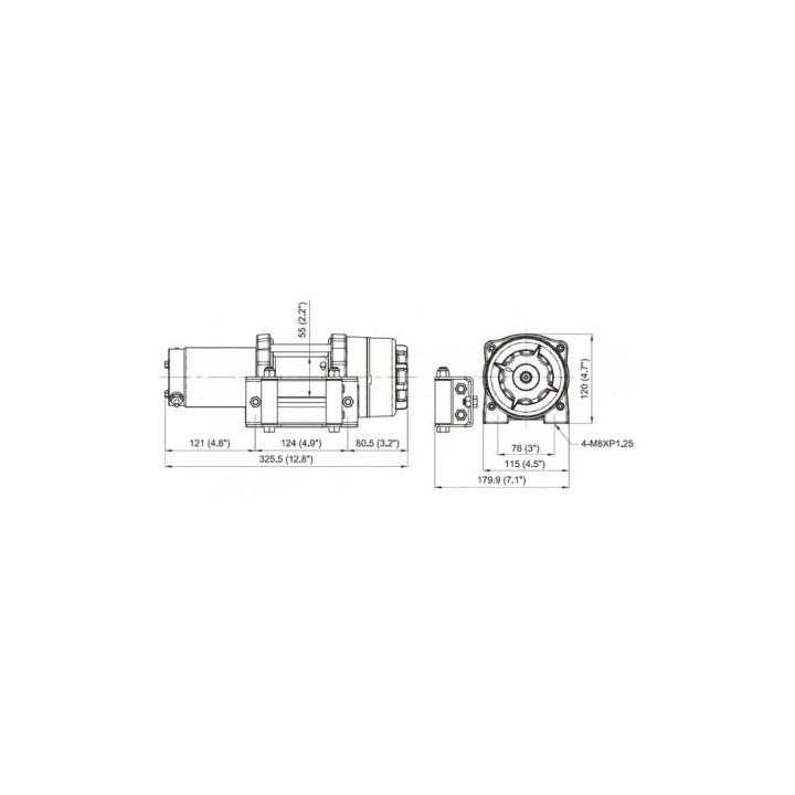 Electric Winch COMEUP Cub 3s - Power 1361KG