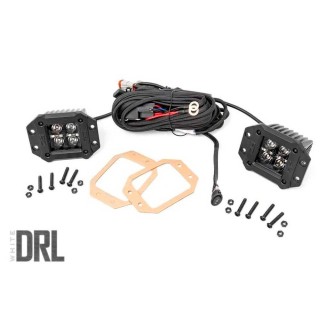 LED lights 2" square white DRL spot – Szekla4x4, Warsaw